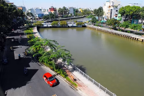 Một đoạn kênh Nhiêu Lộc – Thị Nghè.