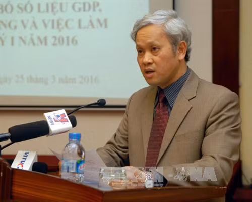Ông Nguyễn Bích Lâm, Tổng cục trưởng Tổng cục Thống kê. Ảnh: Danh Lam/TTXVN