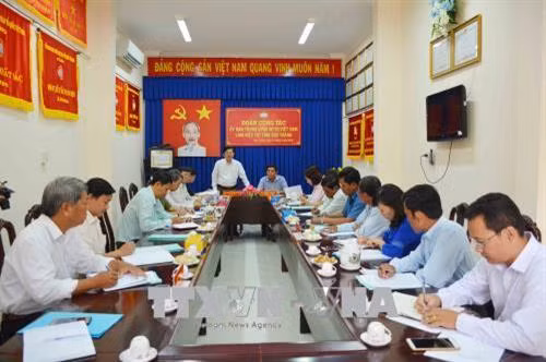 Quang cảnh buổi làm việc. Ảnh: Hoài Thu - TTXVN
