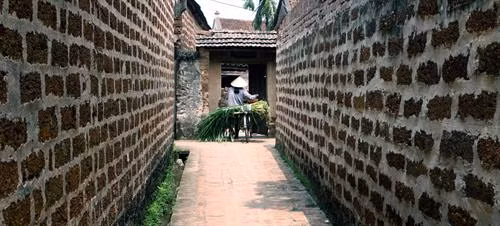 Ngõ nhỏ Đường Lâm. Ảnh: Anh Tuấn -TTXVN