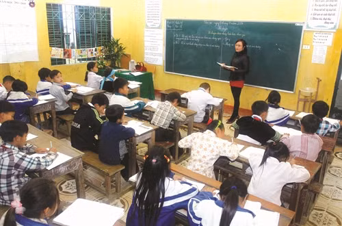 99% học sinh của trường là con em đồng bào dân tộc