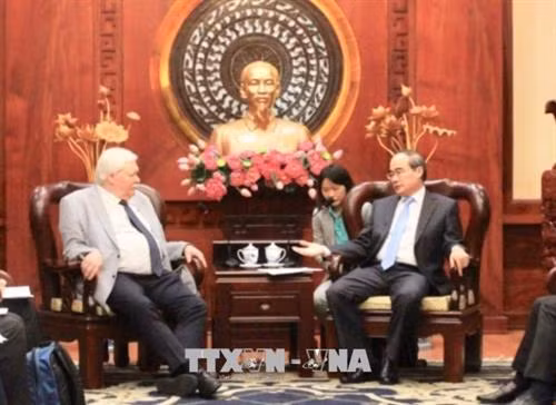 Quang cảnh buổi tiếp. Ảnh: Xuân Khu - TTXVN