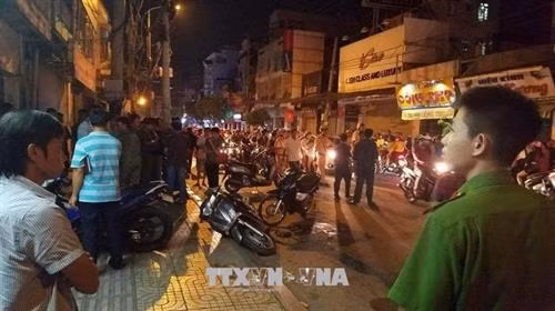 Hiện trường vụ việc. Ảnh: TTXVN phát.