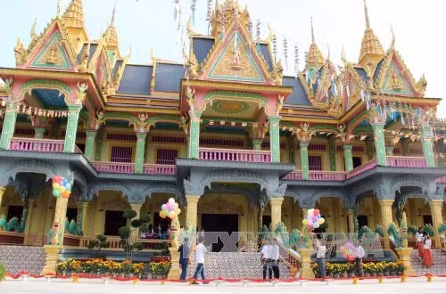 Ngôi Sala to đẹp được đưa vào sử dụng. Ảnh: Trung Hiếu - TTXVN