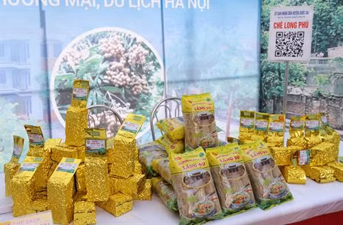 Một số sản phẩm nông sản có thương hiệu của huyện Quốc Oai (Hà Nội).