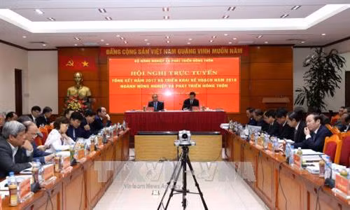 Thủ tướng Chính phủ Nguyễn Xuân Phúc chủ trì Hội nghị. Ảnh: Vũ Sinh - TTXVN