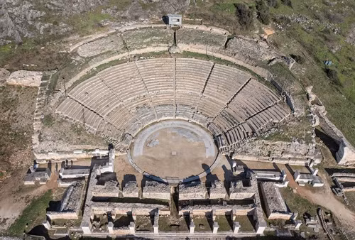 Nhà hát cổ Philippi ở Hy Lạp được UNESCO đưa vào danh sách Di sản thế giới. THX/TTXVN