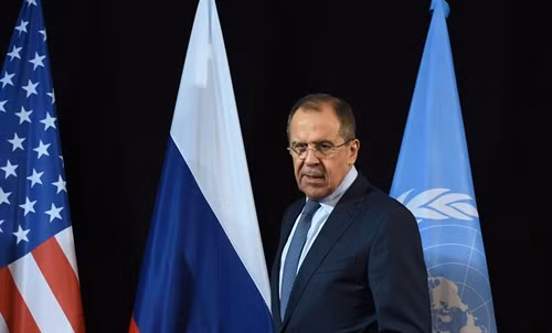 Ngoại trưởng Nga Sergei Lavrov tại Hội nghị An ninh Munich (Đức) ngày 12/2. AFP/ TTXVN