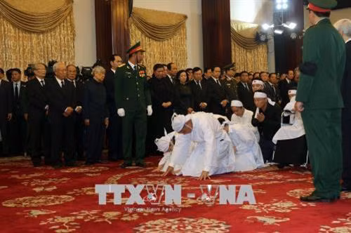 Quang cảnh Lễ viếng đồng chí Phan Văn Khải. Ảnh: Thanh Vũ-TTXVN
