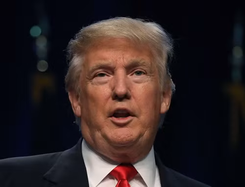 Ứng viên Tổng thống của đảng Cộng hòa Donald Trump phát biểu tại Baltimore, Maryland ngày 12/9. AFP/TTXVN