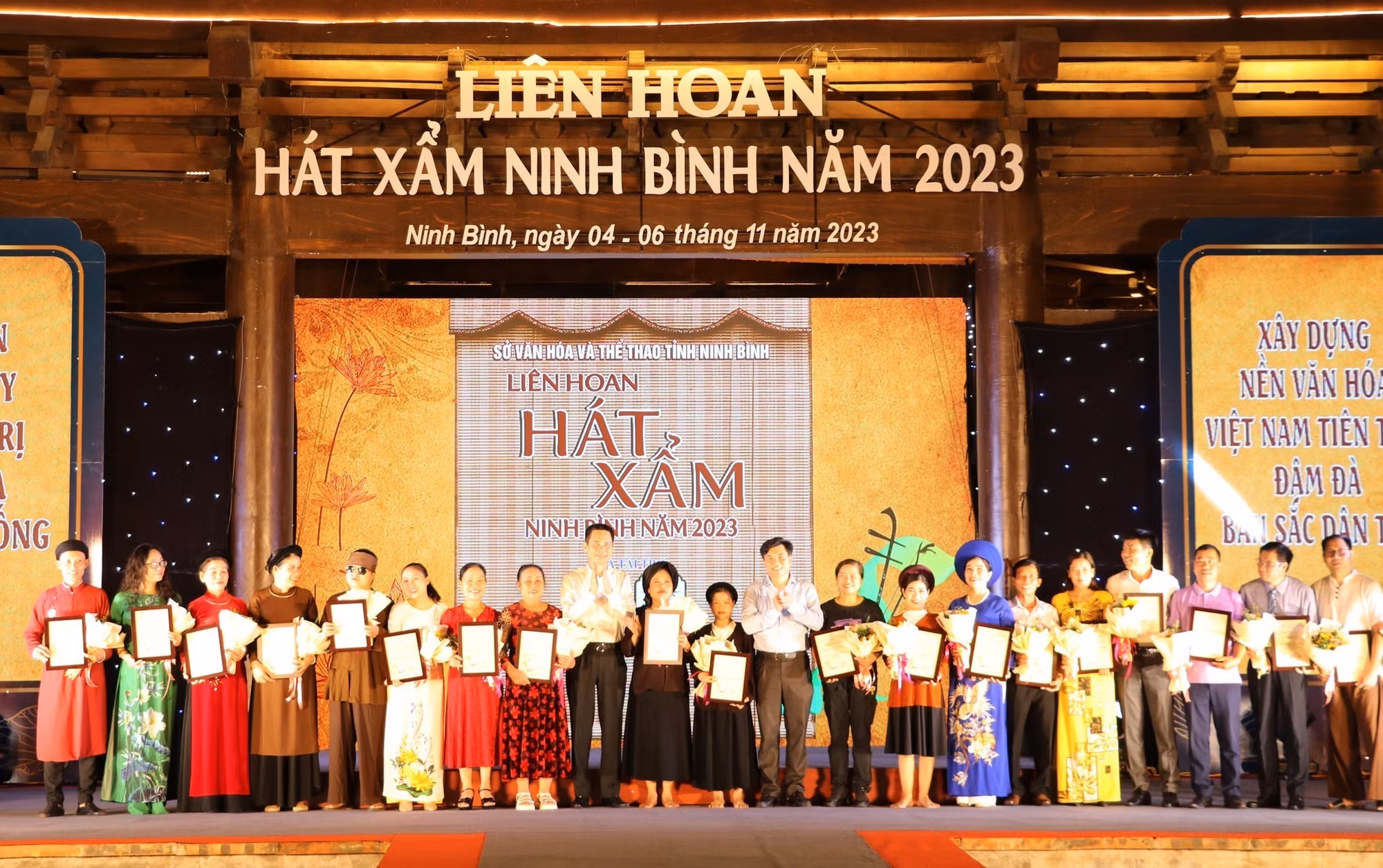 Liên hoan hát Xẩm tỉnh Ninh Bình mở rộng năm 2023 ảnh 1