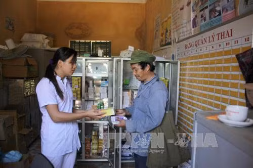 90% trạm y tế xã ở Lai Châu được xây dựng kiên cố, bán kiên cố và trang bị dụng cụ khám chữa bệnh cơ bản. Ảnh: Nguyễn Duy - TTXVN