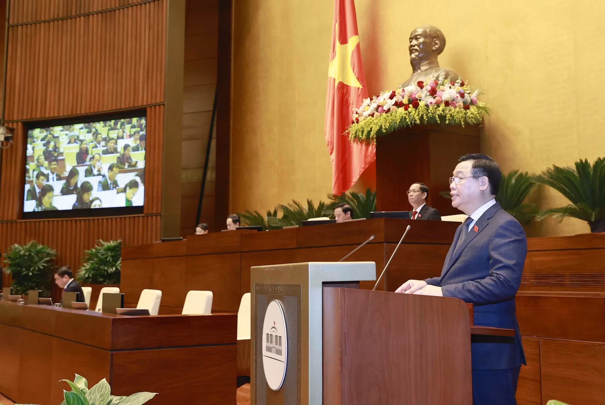 Toàn văn Phát biểu khai mạc Kỳ họp bất thường lần thứ 2, Quốc hội khóa XV của Chủ tịch Quốc hội Vương Đình Huệ
