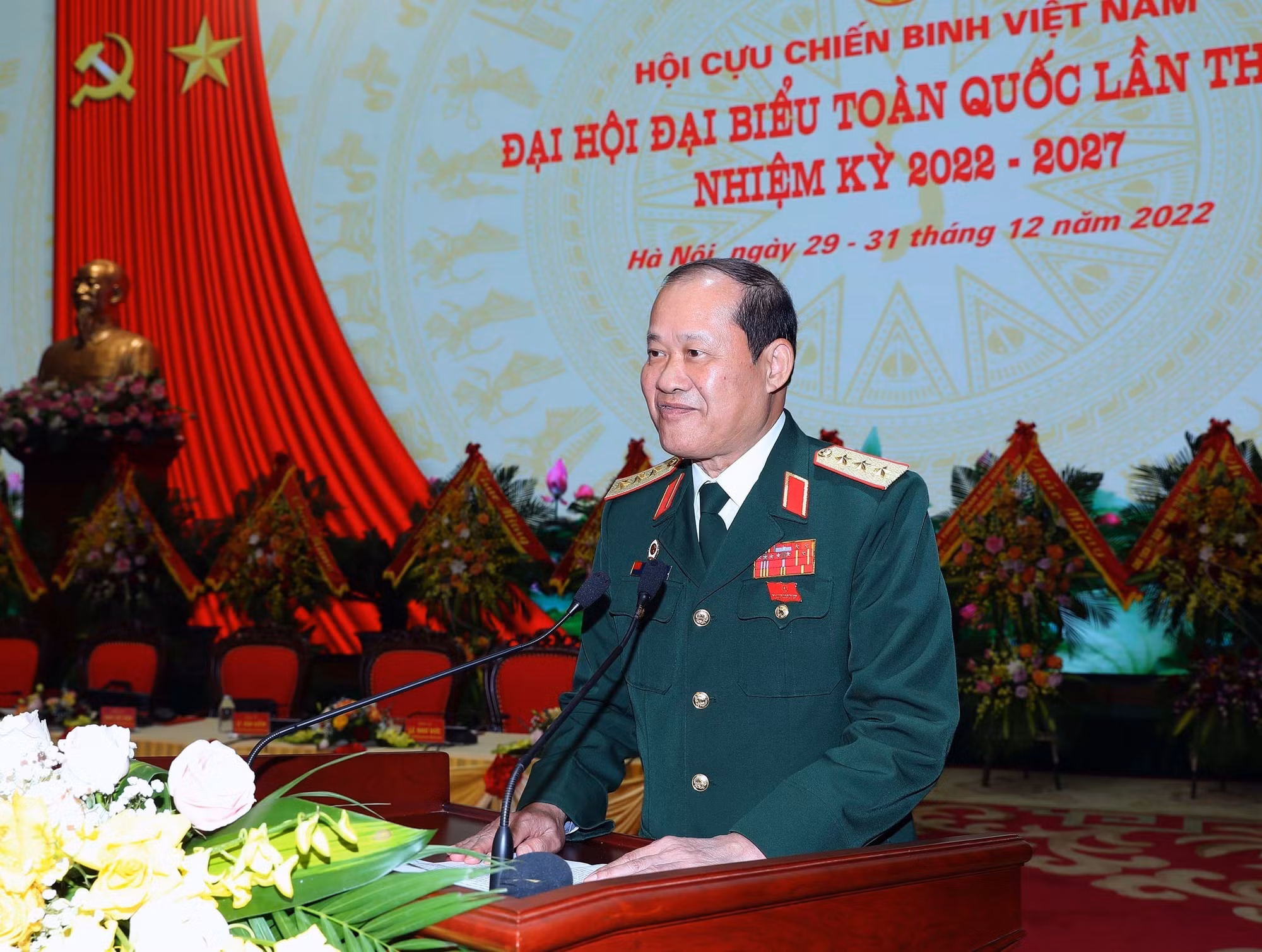 Thượng tướng Bế Xuân Trường được bầu làm Chủ tịch Hội Cựu Chiến binh Việt Nam khóa VII ảnh 4