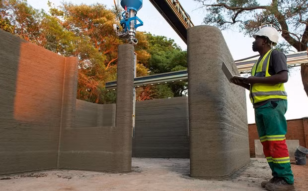 Nhà ở và trường học đầu tiên được xây dựng bằng công nghệ in 3D tại châu Phi ảnh 1 Nhà ở và trường học đầu tiên được xây dựng bằng công nghệ in 3D tại châu Phi ảnh 1