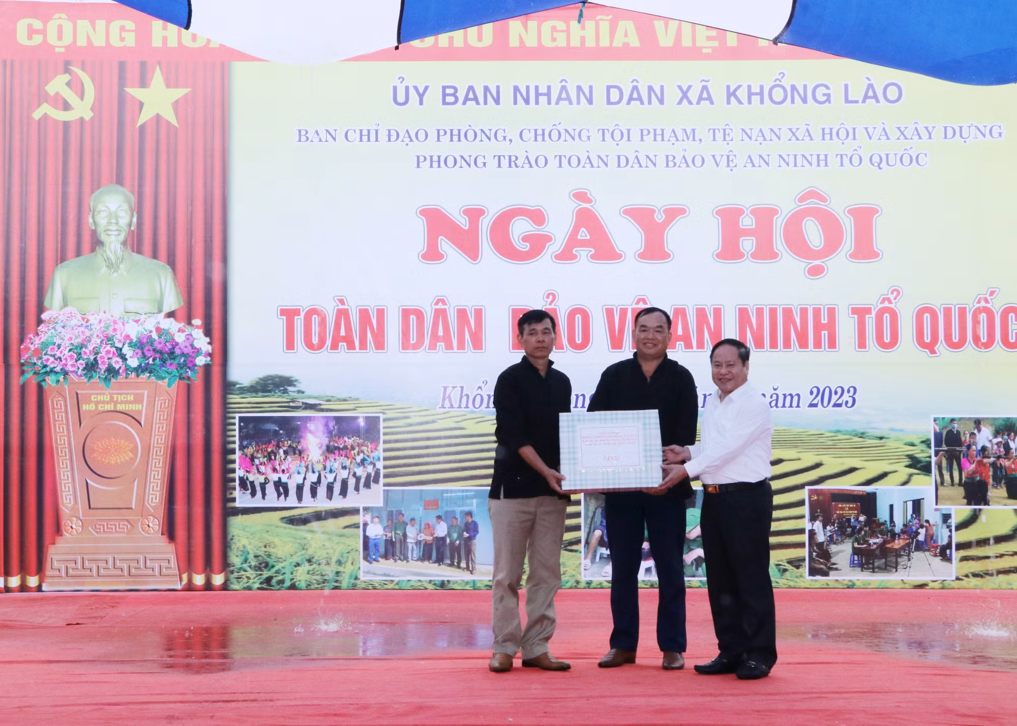 Ngày hội Toàn dân bảo vệ an ninh Tổ quốc tại xã Khổng Lào ảnh 2