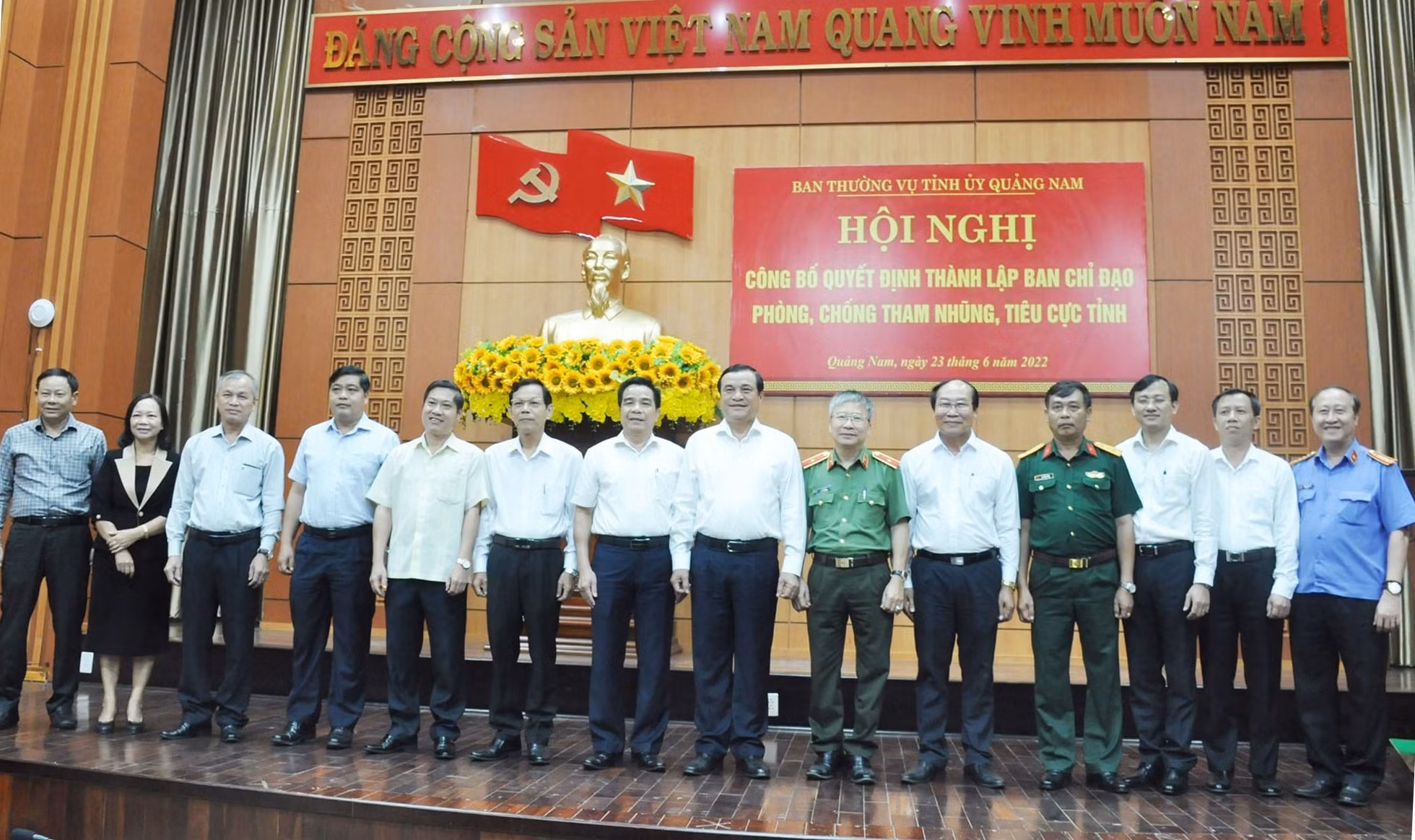 Thành lập Ban Chỉ đạo phòng, chống tham nhũng, tiêu cực tỉnh Quảng Nam ảnh 1