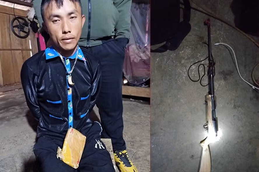 Điện Biên: Bắt giữ đối tượng mua bán trái phép chất ma tuý có tàng trữ súng tự chế ảnh 1