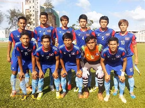 U19 Campuchia từng đánh bại của U19 Myanmar ở một trận giao hữu trước giải và thực sự là đối thủ rất đáng gờm. (Ảnh: Getty)