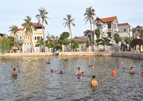 Không chỉ chăm lo phát triển kinh tế, Đan Phượng còn quan tâm đến cảnh quan, môi trường nông thôn