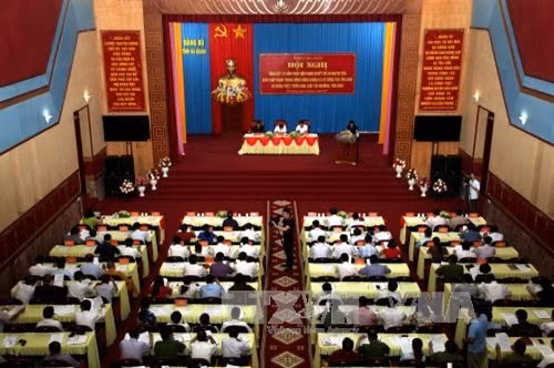 Quang cảnh hội nghị. Ảnh: Minh Tâm- TTXVN