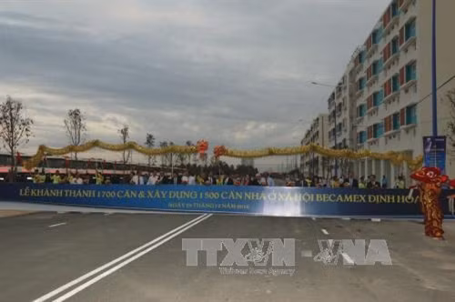Quang cảnh lễ khánh thành. Ảnh: Nguyễn Văn Việt - TTXVN