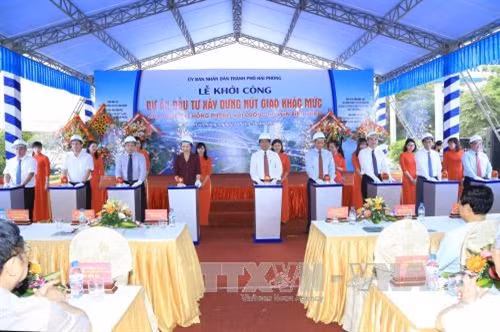Khởi công cầu vượt “khai thông” hệ thống cảng biển Hải Phòng ảnh 1