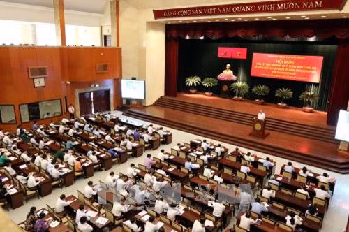 Quang cảnh hội nghị. Ảnh: Thanh Vũ-TTXVN