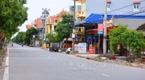 Huyện Nghĩa Hưng, tỉnh Nam Định đạt chuẩn nông thôn mới năm 2017 - TTXVN