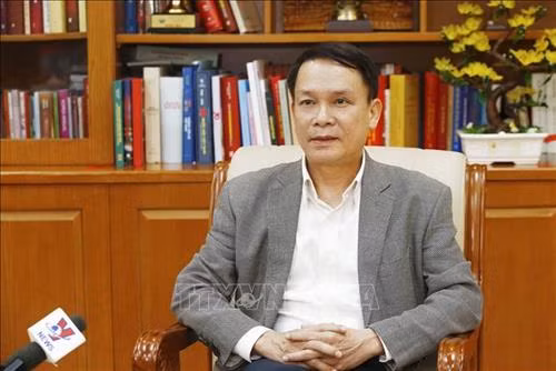 Tổng Giám đốc TTXVN Nguyễn Đức Lợi nhấn mạnh, Hội nghị Ban chấp hành OANA lần thứ 44 là sự kiện quan trọng của giới báo chí khu vực, thể hiện sự chủ động, tích cực của TTXVN trong quá trình hội nhập quốc tế. Ảnh: Lâm Khánh – TTXVN