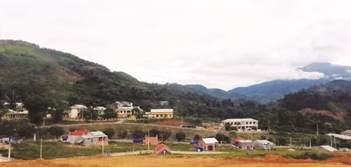 Một góc trung tâm huyện Nam Trà My hôm nay