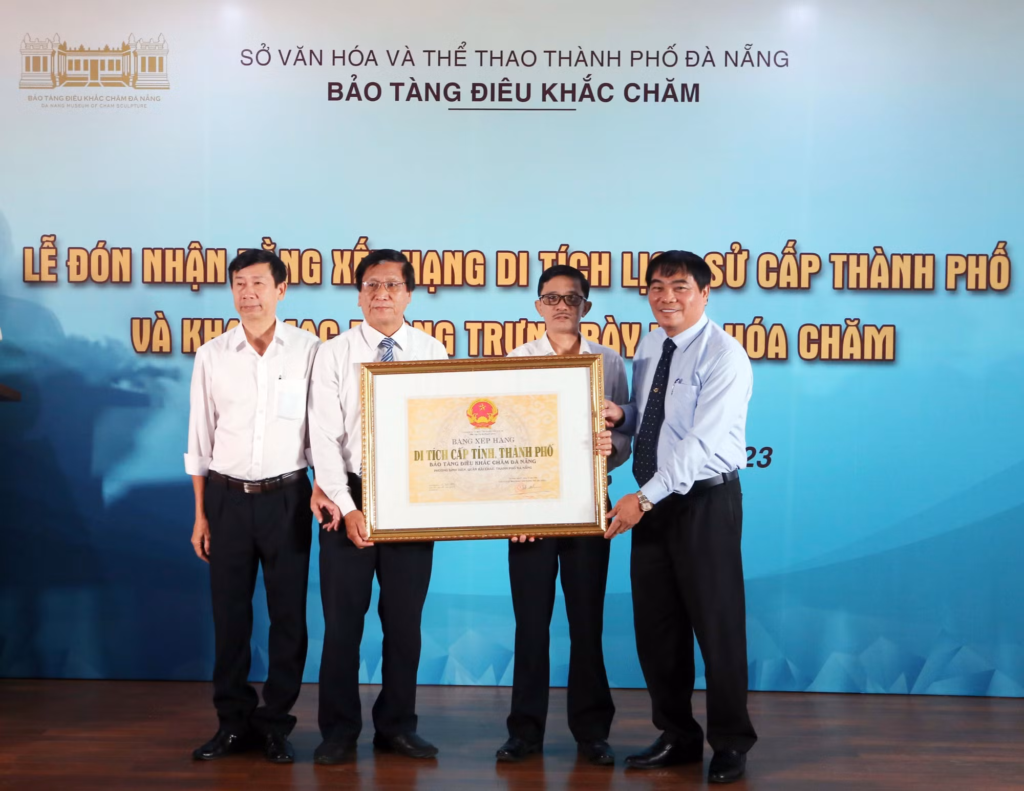 Bảo tàng Điêu khắc Chăm đón nhận bằng xếp hạng Di tích lịch sử ảnh 3