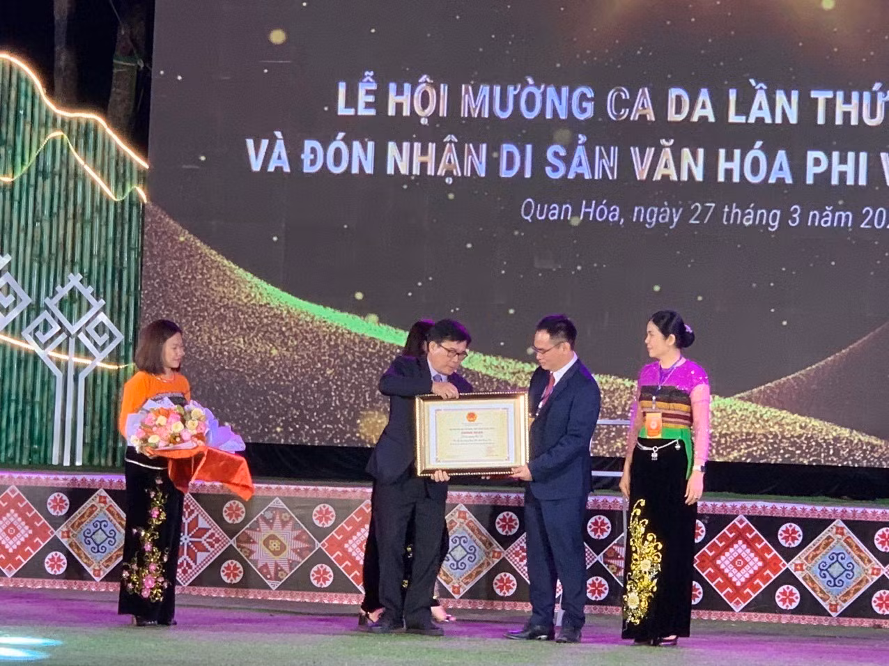 Lễ đón nhận Di sản văn hóa phi vật thể quốc gia - Lễ hội Mường Ca Da ảnh 1