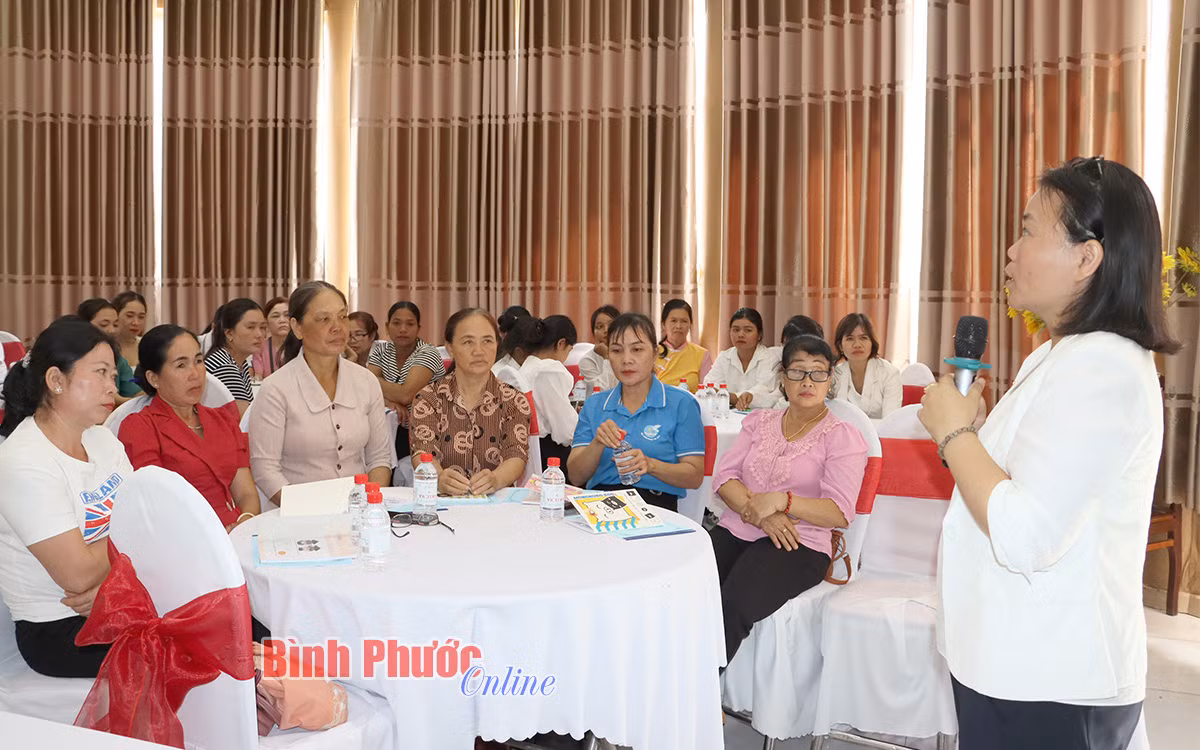 Nâng cao năng lực ứng dụng khoa học và công nghệ cho phụ nữ dân tộc thiểu số ở Bình Phước ảnh 1