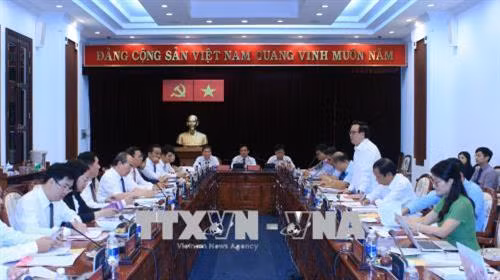 Quang cảnh buổi làm việc. Ảnh: Xuân Khu-TTXVN