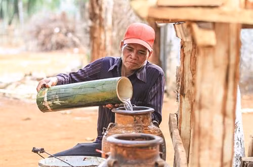 Men rượu cần là thứ không thể thiếu trong các lễ, tết