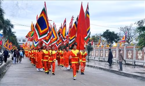 Khai hội Đền Xã Tắc vùng biên năm 2019. Ảnh: Văn Đức - TTXVN