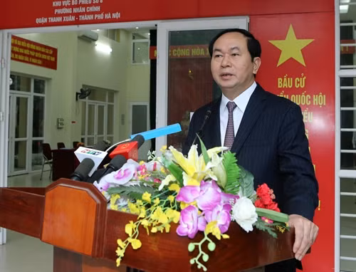 Chủ tịch nước Trần Đại Quang. Ảnh: TTXVN