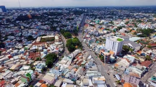 Một góc Thành phố Thủ Dầu Một. Ảnh: Mạnh Linh-TTXVN