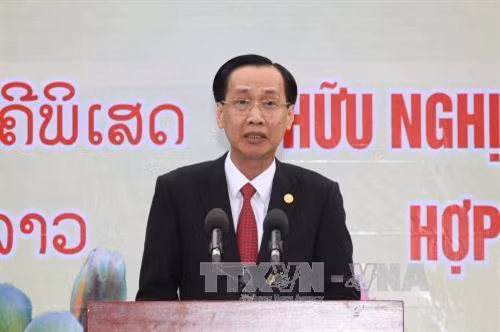 Phó Chủ tịch UBND Thành phố Hồ Chí Minh Lê Thanh Liêm phát biểu tại Lễ khai mạc triển lãm. Ảnh: Thanh Vũ - TTXVN