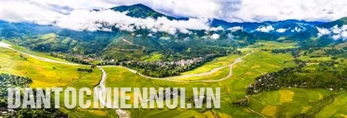 Thung lũng Tú Lệ - nơi gieo trồng giống lúa Tú Lệ nổi tiếng. Ảnh: Từ Quỳnh