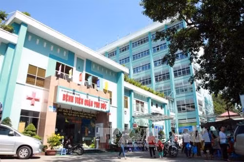 Một góc bệnh viện quận Thủ Đức. Ảnh: Phương Vy - TTXVN.