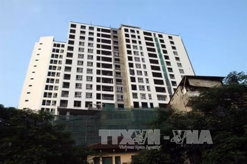 Xử phạt chủ đầu tư toà nhà 8B Lê Trực 100 triệu đồng ảnh 1