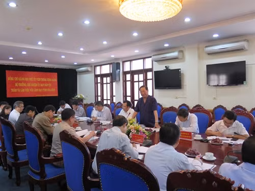 Bộ trưởng, Chủ nhiệm Ủy ban Dân tộc Giàng Seo Phử phát biểu Ảnh: Nhan Hữu Sinh - TTXVN