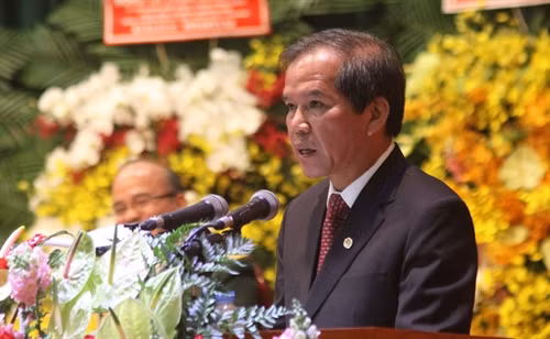 Ông Nguyễn Xuân Tiến tái đắc cử Bí thư Tỉnh ủy Lâm Đồng khóa X, nhiệm kỳ 2015 - 2020. Ảnh: Đặng Tuấn – TTXVN