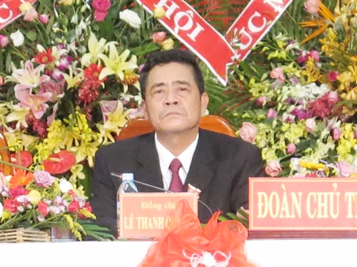 Đồng chí Lê Thanh Quang, Ủy viên Trung ương Đảng, Bí thư Tỉnh ủy Khánh Hòa khóa XVI, tái đắc cử chức vụ Bí thư Tỉnh ủy khóa XVII
