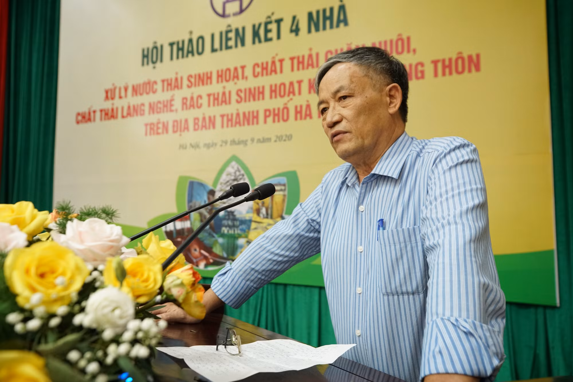 Hội thảo liên kết 4 nhà bàn giải pháp xử lý môi trường nông thôn Hà Nội ảnh 9