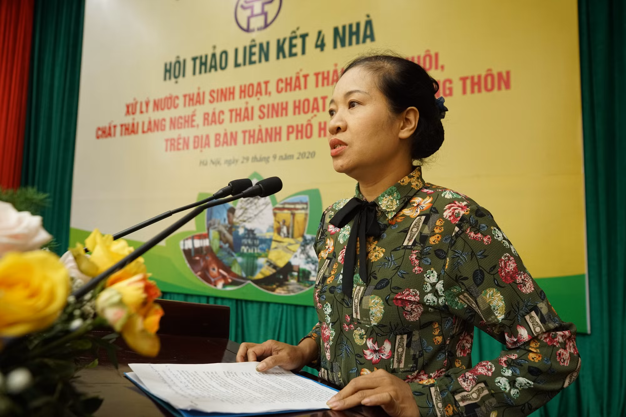 Hội thảo liên kết 4 nhà bàn giải pháp xử lý môi trường nông thôn Hà Nội ảnh 8