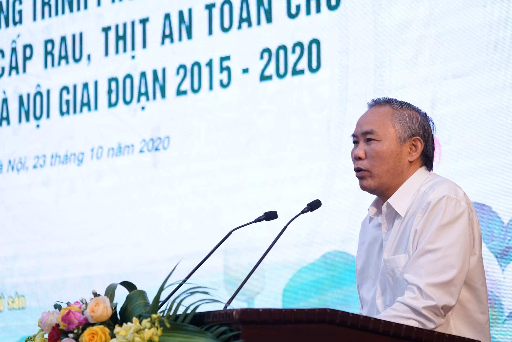 Hà Nội tổ chức tổng kết chương trình phối hợp phát triển chuỗi cung cấp rau, thịt an toàn giai đoạn 2015 - 2020 ảnh 5