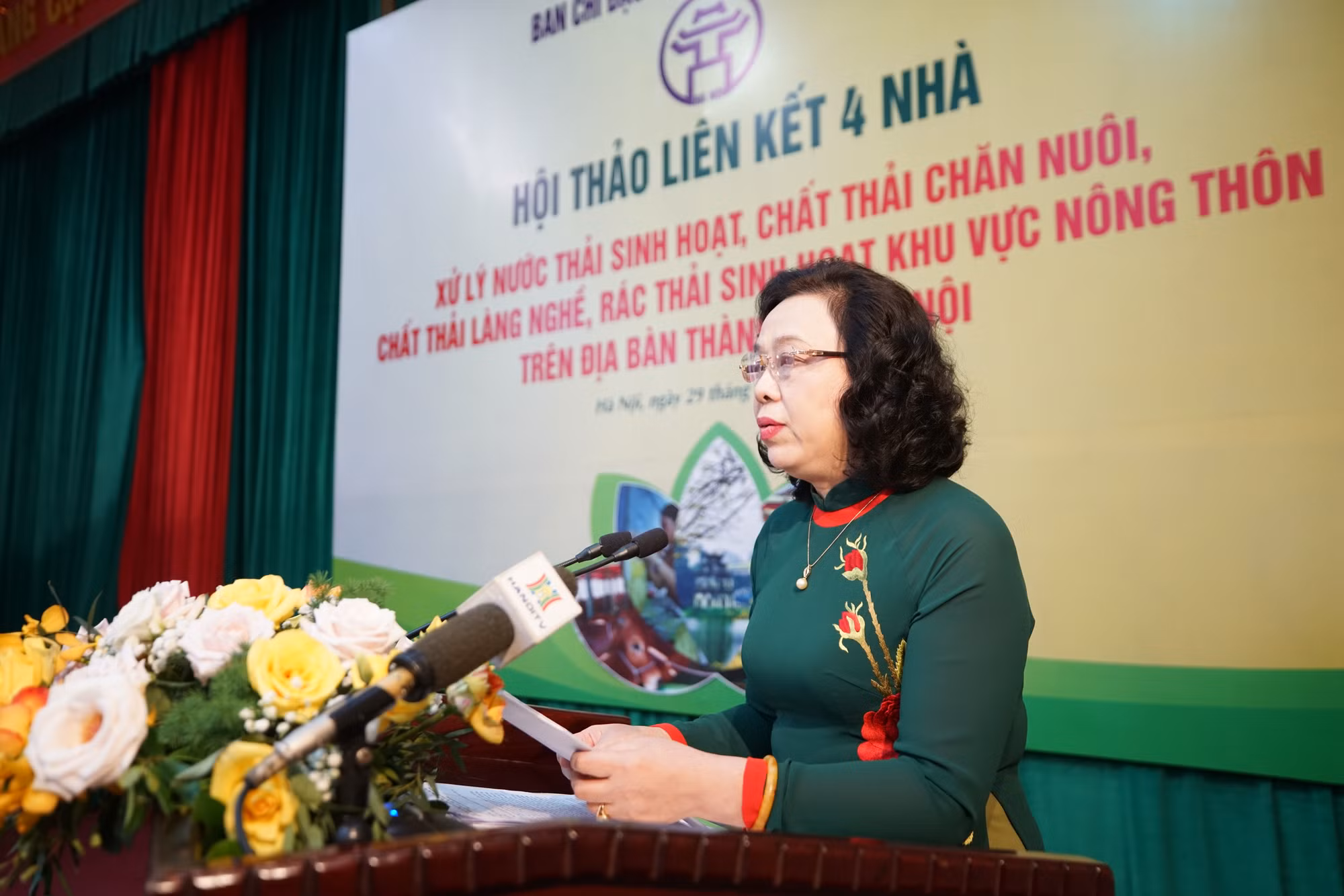 Hội thảo liên kết 4 nhà bàn giải pháp xử lý môi trường nông thôn Hà Nội ảnh 11